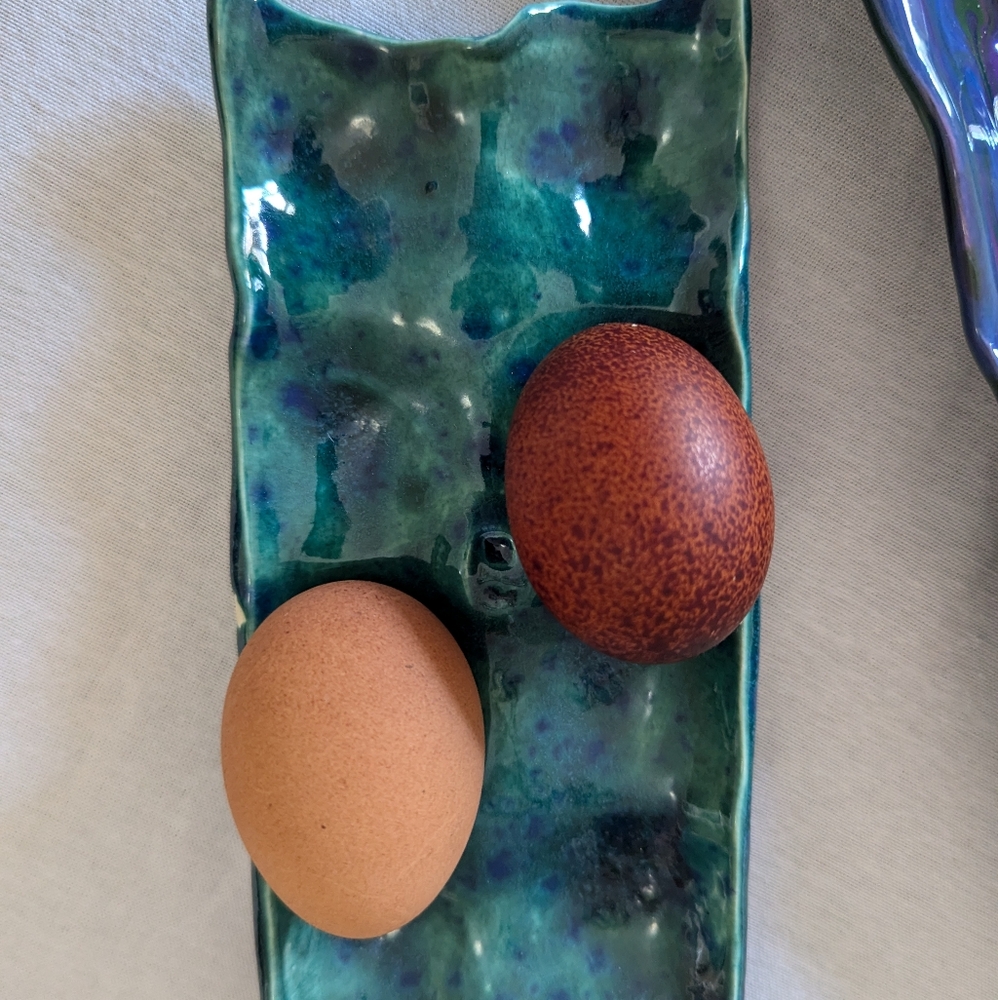 Ceramic egg carton